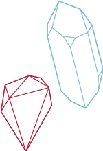 Kristall Illustration